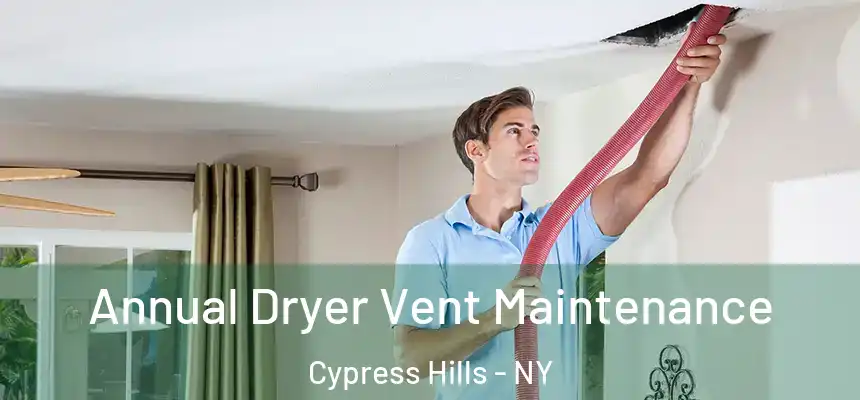  Annual Dryer Vent Maintenance Cypress Hills - NY