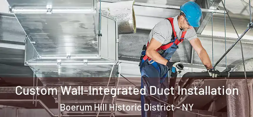 Custom Wall-Integrated Duct Installation Boerum Hill Historic District - NY