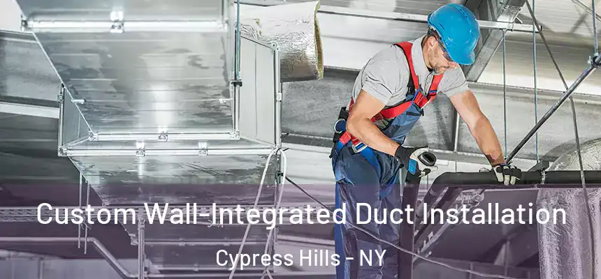 Custom Wall-Integrated Duct Installation Cypress Hills - NY