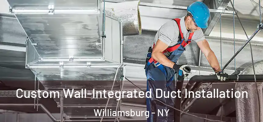 Custom Wall-Integrated Duct Installation Williamsburg - NY