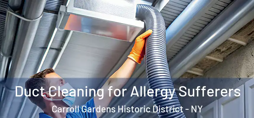Duct Cleaning for Allergy Sufferers Carroll Gardens Historic District - NY