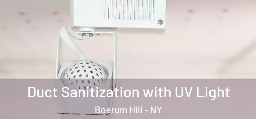 Duct Sanitization with UV Light Boerum Hill - NY