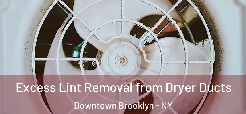 Excess Lint Removal from Dryer Ducts Downtown Brooklyn - NY