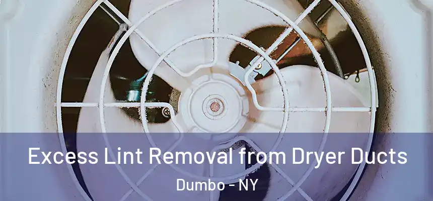 Excess Lint Removal from Dryer Ducts Dumbo - NY