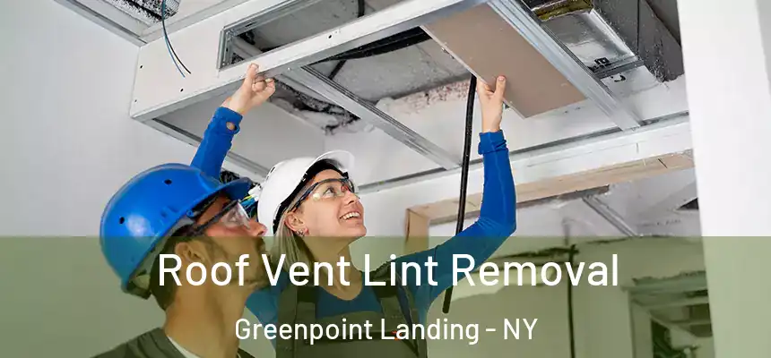 Roof Vent Lint Removal Greenpoint Landing - NY